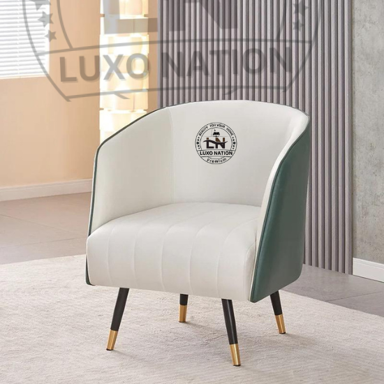 Luxo Nation Elegant Upholstered Accent Chairs - Style Meets Comfort